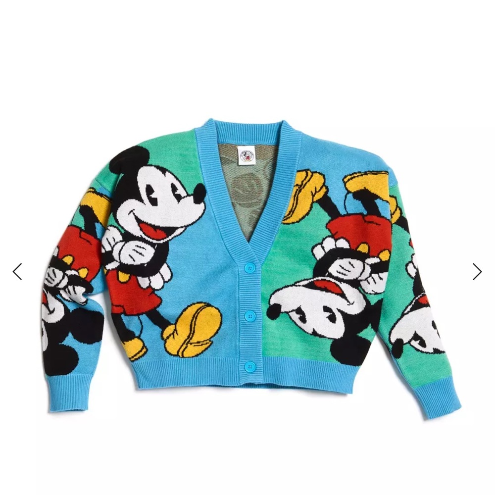 Mickey and Co. Mickey Mouse Disney Cardigan for Women | cropped oversize sweater